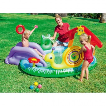 Игровой центр-бассейн с игрушками и шариками 211х155х81см Игровой центр-бассейн с игрушками и шариками 211х155х81см