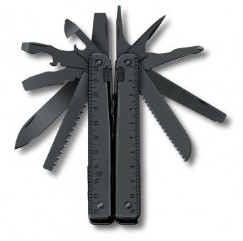 Мультитул Victorinox SwissTool BS, 115 мм, 286 г, 29 функций, чёрный, в нейлоновом чехле Мультитул Victorinox SwissTool BS, 115 мм, 286 г, 29 функций, чёрный, в нейлоновом чехле