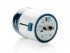 Универсальный адаптер-переходник с 2xUSB-портами для зарядки Travel Blue Sliding Adaptor, цвет белый/синий