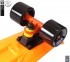 401-O Скейтборд Y-Scoo Fishskateboard 22&quot; винил 56,6х15 с сумкой Orange/black