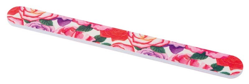 Пилка Dewal Beauty с рисунком (розы), для ногтей, 18 см Пилка Dewal Beauty с рисунком (розы), для ногтей, 18 см