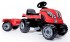 Трактор педальный XL с прицепом, красный, 142х44х54,5см