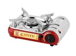 Плитка газ. BDZ-106C пьез, компакт, Mini, с перех. на быт. бал, расх. газа 106 г/ч 1,8 kw, В10*Ш25*Г20 см