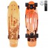 402H-O Скейтборд Y-Scoo Big Fishskateboard metallic 27&quot; винил 68,6х19 с сумкой Orange/black