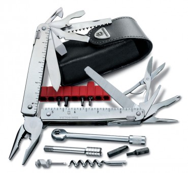 Мультитул Victorinox SwissTool X Plus Ratchet, 115 мм, 40 функций, в кожаным чехле Мультитул Victorinox SwissTool X Plus Ratchet, 115 мм, 40 функций, в кожаным чехле