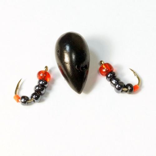 Приманка Балда №4, 2 гр., (два крючка), ручной работы, кр. Hayabusa (1шт./уп.)