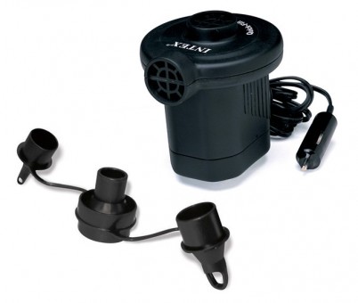 Насос Intex электрический 220В для надувных матрасов, кроватей, лодок, бассейнов, игрушек