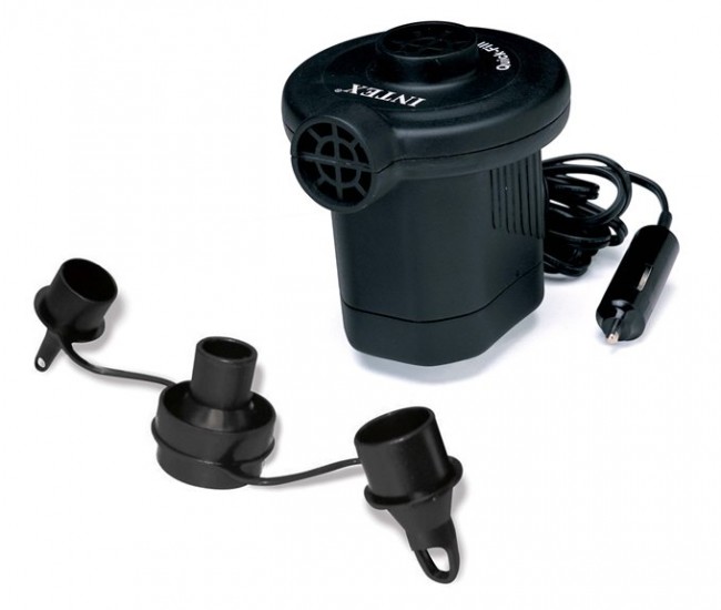 Насос Intex электрический 220В для надувных матрасов, кроватей, лодок, бассейнов, игрушек