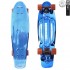 402H-Bl Скейтборд Y-Scoo Big Fishskateboard metallic 27&quot; винил 68,6х19 с сумкой Blue/brown