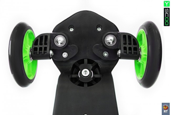 Самокат 3-х кол. Y-Scoo RT Trio Maxi 120 green