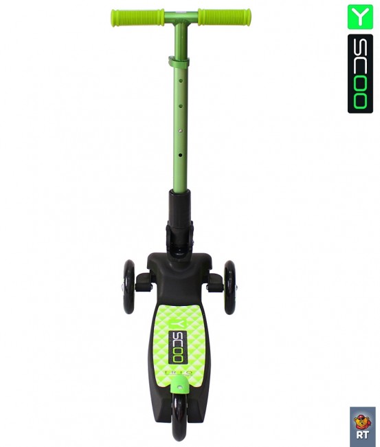 Самокат 3-х кол. Y-Scoo RT Trio Maxi 120 green