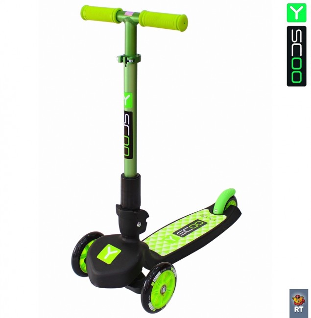 Самокат 3-х кол. Y-Scoo RT Trio Maxi 120 green