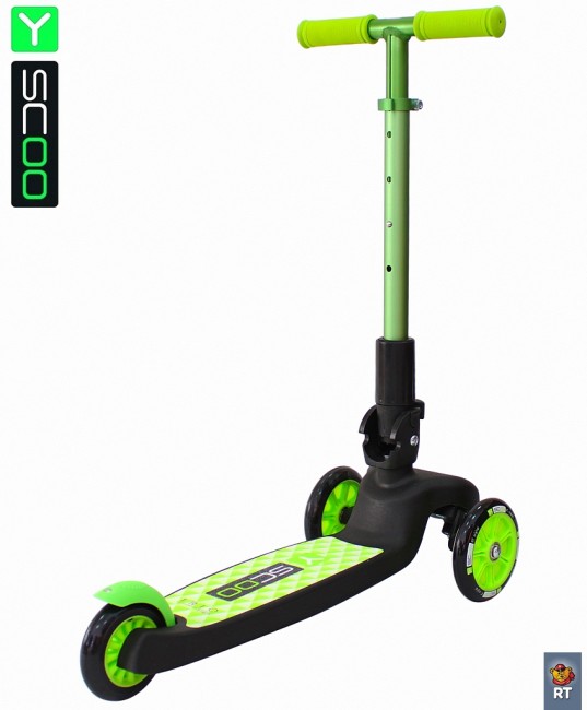 Самокат 3-х кол. Y-Scoo RT Trio Maxi 120 green