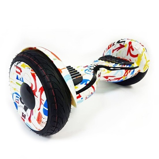 Гироскутер Smart Balance Premium App 10 дюймов, белый граффити Гироскутер Smart Balance Premium App 10 дюймов, белый граффити