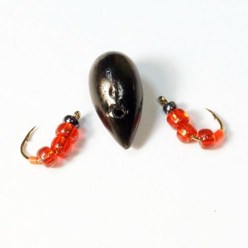 Приманка Балда №5, 2 гр., (два крючка), ручной работы, кр. Hayabusa (1шт./уп.)