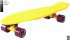 402-Y Скейтборд Y-Scoo Big Fishskateboard 27&quot; винил 68,6х19 с сумкой Yellow/dark purple