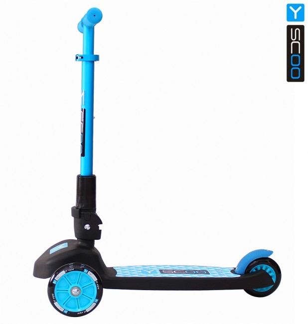 Самокат 3-х кол. Y-Scoo RT Trio Maxi 120 blue