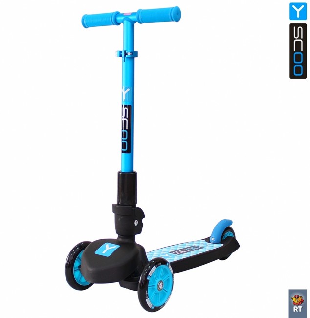 Самокат 3-х кол. Y-Scoo RT Trio Maxi 120 blue