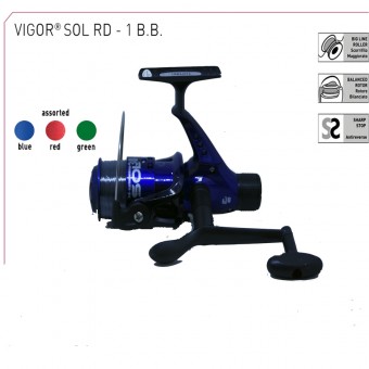 Катушка фидерная Linea Effe Vigor Sol RD30 5.2:1, 1 подш., вес-270гр. цв. асс.+леска Катушка фидерная Linea Effe Vigor Sol RD30 5.2:1, 1 подш., вес-270гр. цв. асс.+леска