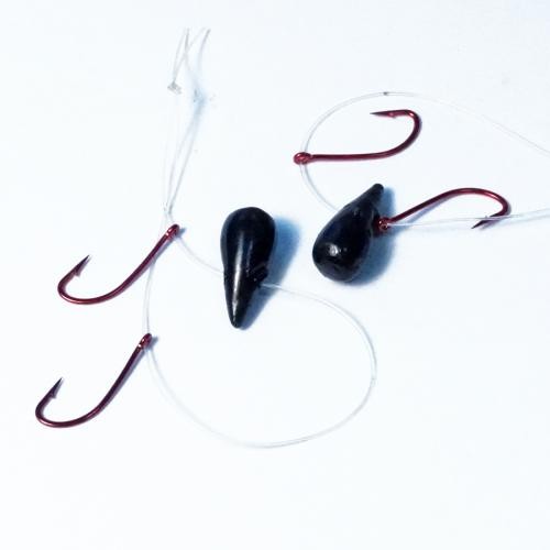 Приманка Балда, 1гр., (два крючка), ручной работы, кр. Hayabusa (2шт./уп.)