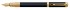 Перьевая ручка Waterman Perspeсtive Black GT. Перо: нержавеющая сталь c позолотой 23К.
