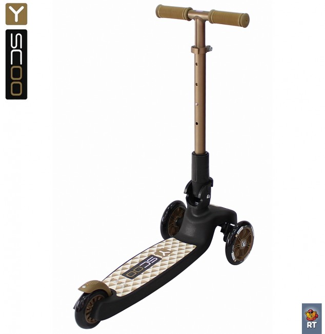Самокат 3-х кол. Y-Scoo RT Trio Maxi 120 gold