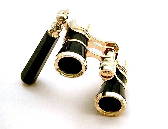 Бинокль театральный Veber Opera БГЦ 3x25, черно-золотистый, лорнет Бинокль театральный Veber Opera БГЦ 3x25, черно-золотистый, лорнет