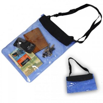 Герметичный водонепроницаемый зип-пакет, с ремнем, размер 32х25 см (AX-3),