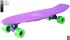 402-Pr Скейтборд Y-Scoo Big Fishskateboard 27&quot; винил 68,6х19 с сумкой Purple/green