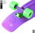 402-Pr Скейтборд Y-Scoo Big Fishskateboard 27&quot; винил 68,6х19 с сумкой Purple/green