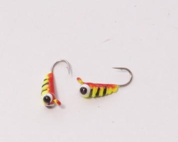 Мормышка вольфрамовая, Kutbert Банан рифлёный с ушком d S, 0,5гр., цв. Y-DY6 (2 шт./уп.)