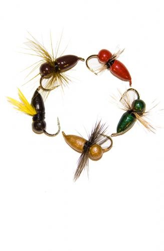 Мормышка Муравей литая, набор №1, ручной работы, кр. Hayabusa (25шт./уп.)