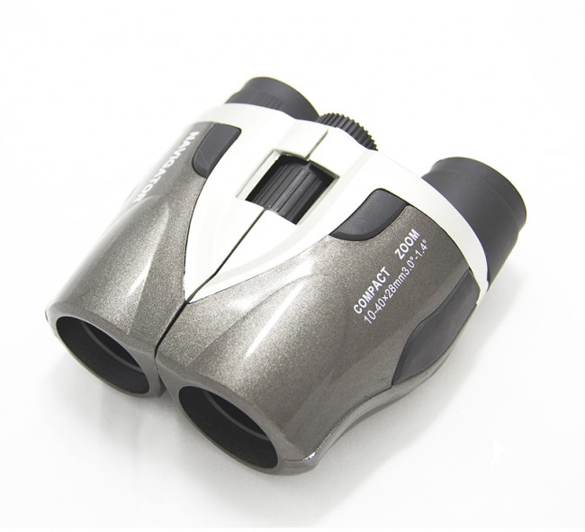 Бинокль Navigator 10-40х28, серебристо-серый Бинокль Navigator 10-40х28, серебристо-серый