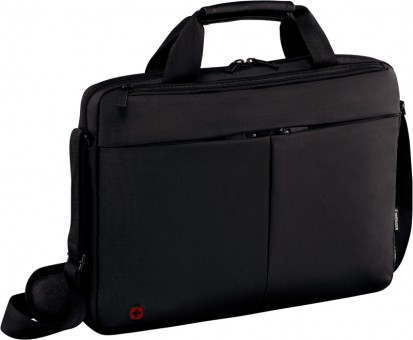 Портфель для ноутбука 14' Wenger черного цвета, нейлон / ПВХ - 39 x 8 x 26 см - 5 л Портфель для ноутбука 14' Wenger черного цвета, нейлон / ПВХ - 39 x 8 x 26 см - 5 л