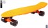 402-O Скейтборд Y-Scoo Big Fishskateboard 27&quot; винил 68,6х19 с сумкой Orange/black