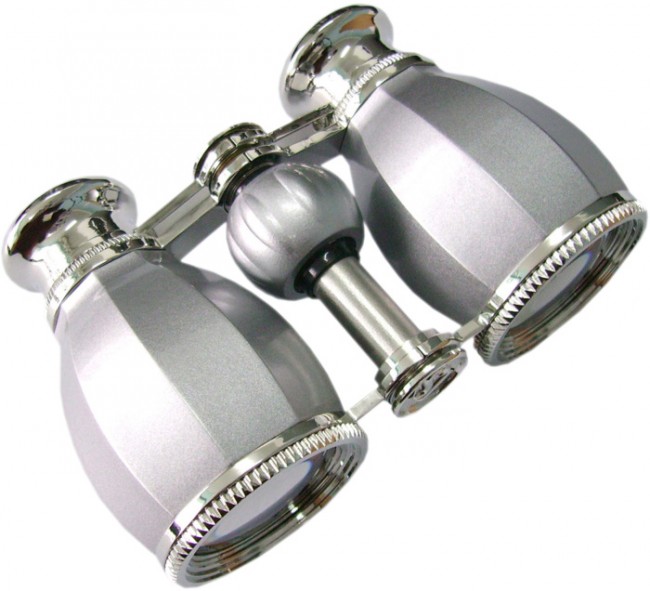 Бинокль театральный Veber Opera БГЦ 4x30, серебристый Бинокль театральный Veber Opera БГЦ 4x30, серебристый