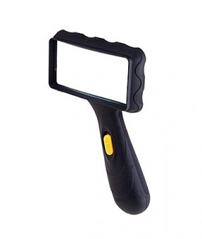 Лупа Kromatech ручная прямоугольная 2x, 48x98 мм, с подсветкой (2 LED), черная MG84026A Лупа Kromatech ручная прямоугольная 2x, 48x98 мм, с подсветкой (2 LED), черная MG84026A