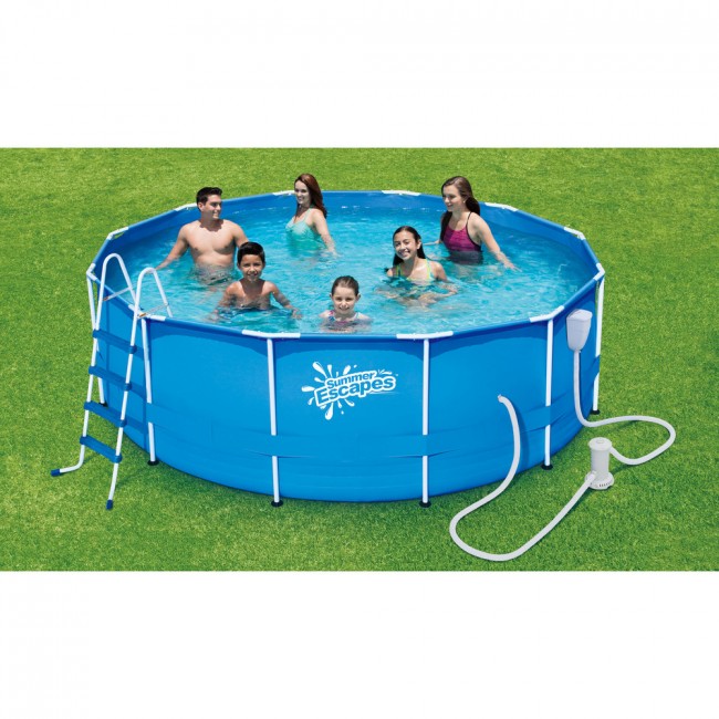 Бассейн на опорах 396х99 см (фильтр-насос 3,0м3/ч, лестница, подстилка, тент, набор для чистки Deluxe, скиммер) Бассейн на опорах 396х99 см (фильтр-насос 3,0м3/ч, лестница, подстилка, тент, набор для чистки Deluxe, скиммер)