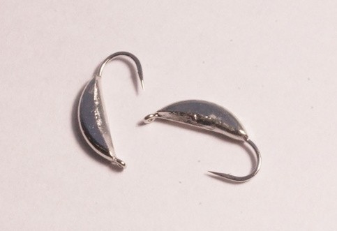 Мормышка вольфрамовая, Kutbert Супер банан с ушком d L, 1,95гр., цв. серебро (5 шт./уп.)