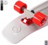 402-Gr Скейтборд Y-Scoo Big Fishskateboard 27&quot; винил 68,6х19 с сумкой Grey/red