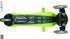 454-136 Самокат Globber EVO 4 in 1 Plus c подножками, с 3 светящимися колесами Green