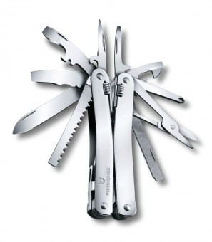 Мультитул Victorinox SwissTool Spirit X, 105 мм, 26 функций, в кожаном чехле Мультитул Victorinox SwissTool Spirit X, 105 мм, 26 функций, в кожаном чехле