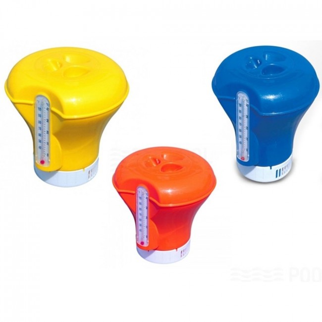 Дозатор-поплавок с термометром для бассейна 18,5см Дозатор-поплавок с термометром для бассейна 18,5см