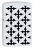 Зажигалка Zippo 214 Throwing Stars с покрытием White Matte, латунь/сталь, белая, 36x12x56 мм