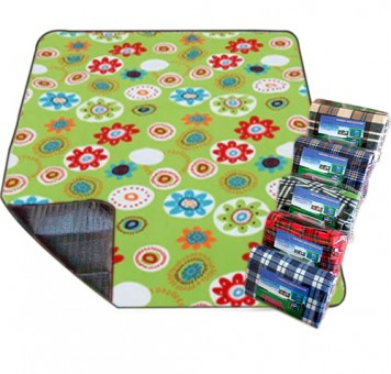 Плед для пикника Picnic MAT 150*250см, водонепр. подкладка, цв. зелёный.