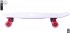 402-W Скейтборд Y-Scoo Big Fishskateboard 27&quot; винил 68,6х19 с сумкой White/red