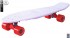 402-W Скейтборд Y-Scoo Big Fishskateboard 27&quot; винил 68,6х19 с сумкой White/red