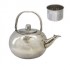 Чайник походный Kettle, 14см., нерж. сталь, с ситечком, свисток, в коробке (16117-23)