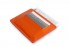 Обложка для автомобильных документов Zavtra из натуральной кожи, оранжевая