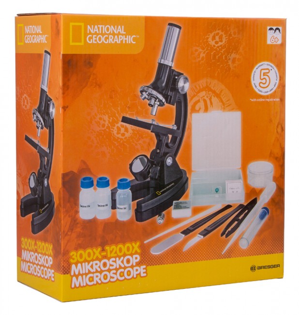 Микроскоп Bresser National Geographic 300–1200x Микроскоп Bresser National Geographic 300–1200x